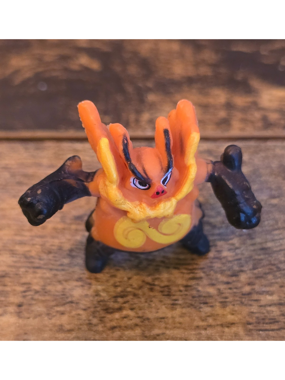 Vintage 1-inch Pokémon Emboar mini figure